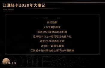 【有大事】歡迎檢閱！2020江淮輕卡大事記 